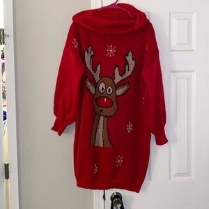 Never worn, Rudolph sweater